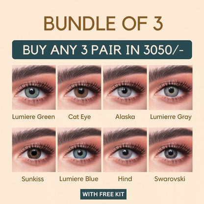 BUNDLE OF 3 -  WITH COMPLETE KIT